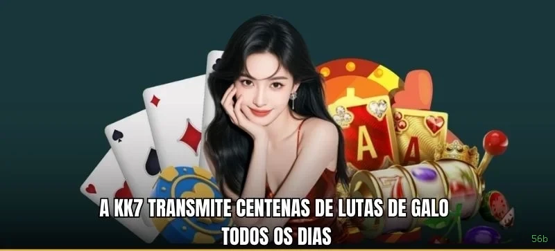 Imagem promocional da 56b mostrando a plataforma e suas vantagens